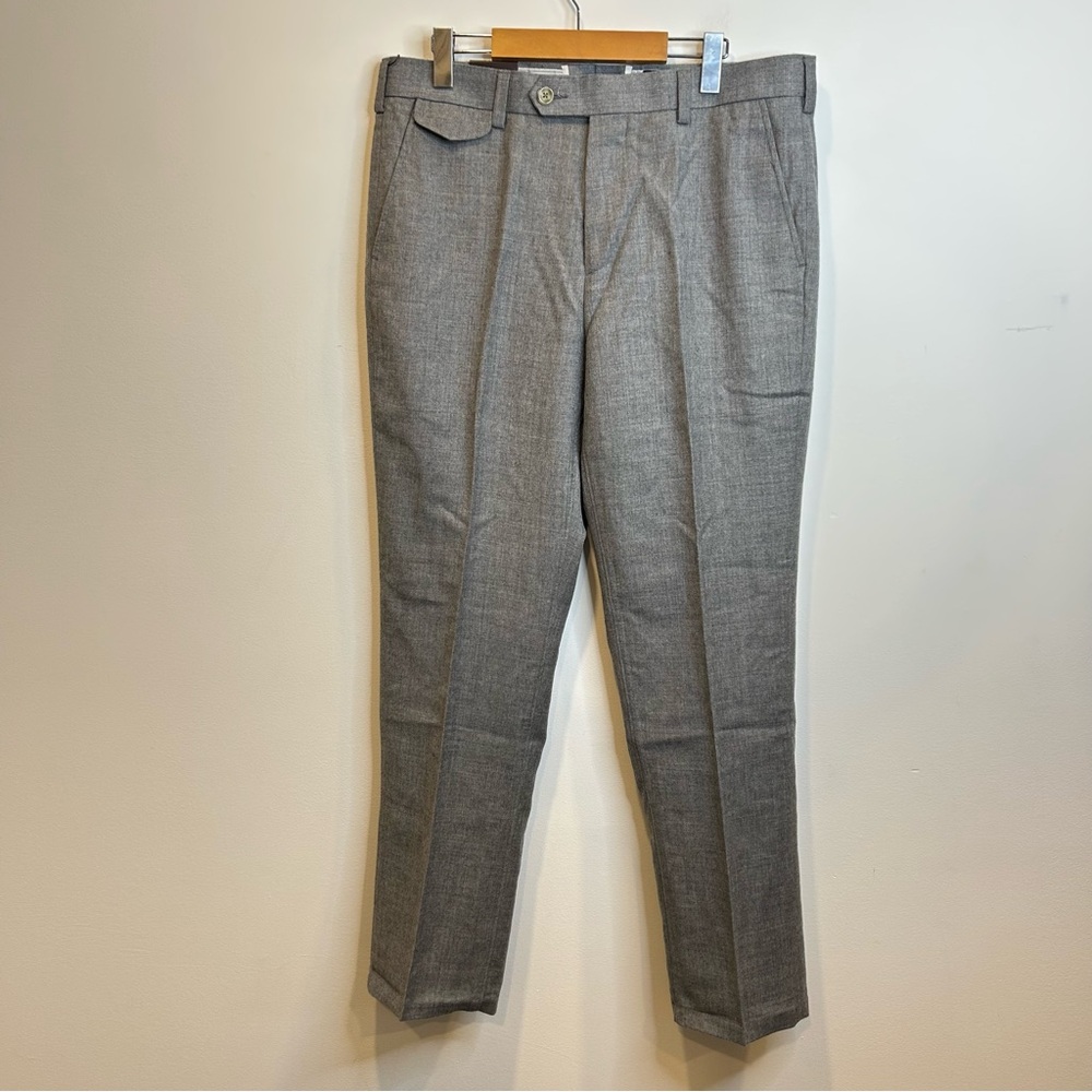 Black Brown 1826 Men’s Wool Trousers Pants Grey